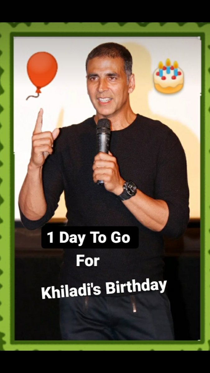 GauravAkshay16's tweet photo. 😍Get Ready For The Superstar👑 Birthday Bash In 1 More Days ♥️ 
#1DaysToAKSHAYsBDAY 🎂🎉
@akshaykumar sir 
#AkshayKumar sir  #GauravAkshay #Akkiansday @khiladi_lover  @Comrade_Akkian @Akshay_Brigade  @AKsRagini @akkifangirl   @Rksrocking #KhiladiBirthday #KhiladiBirthdayCDP 🎂🎉 https://t.co/mYFZktRJYp