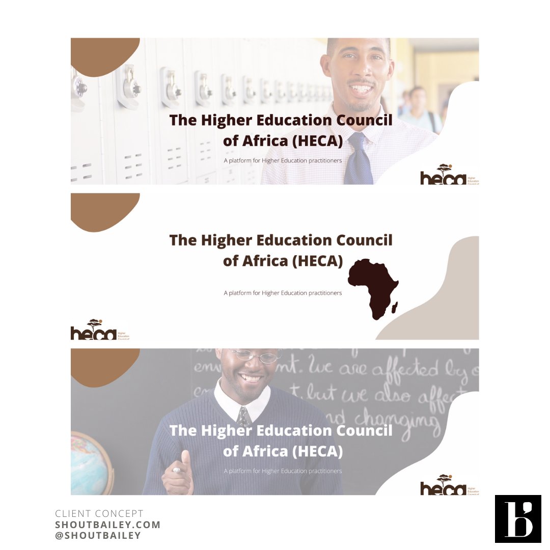 ShoutBailey's tweet photo. 👩🏾‍💻New #content for client launch HECA

��️A platform for Higher Education across Africa to share resources, network and be part of a prestige council of practitioners 

📢 Need some content for an upcoming project, launch or business. Get in touch. 

#shoutbailey #business https://t.co/i5RpRgJVpx