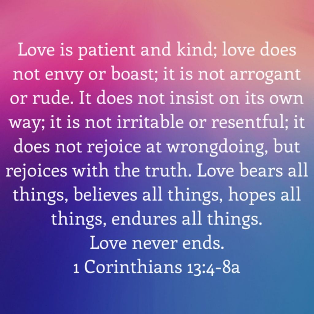osbc619's tweet photo. Coffee O’Clock Reflection: 1 Corinthians 13:4-8 https://t.co/caKxQtJ9Lg