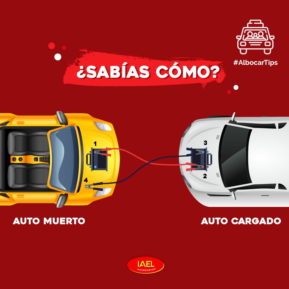 ALBOCAR_SRL's tweet photo. 🤔 ¿Sabes cómo cargar la batería de tu auto de manera correcta sin afectar la vida del alternador de tu vehículo?
Enteráte del paso a paso en nuestras redes de facebook  https://t.co/gf2MboL1l6 e instagram https://t.co/92vVWjHYuU

¡Seguínos!  muerto 😉

#IAEL #Albocar https://t.co/a0SqzwTIkb