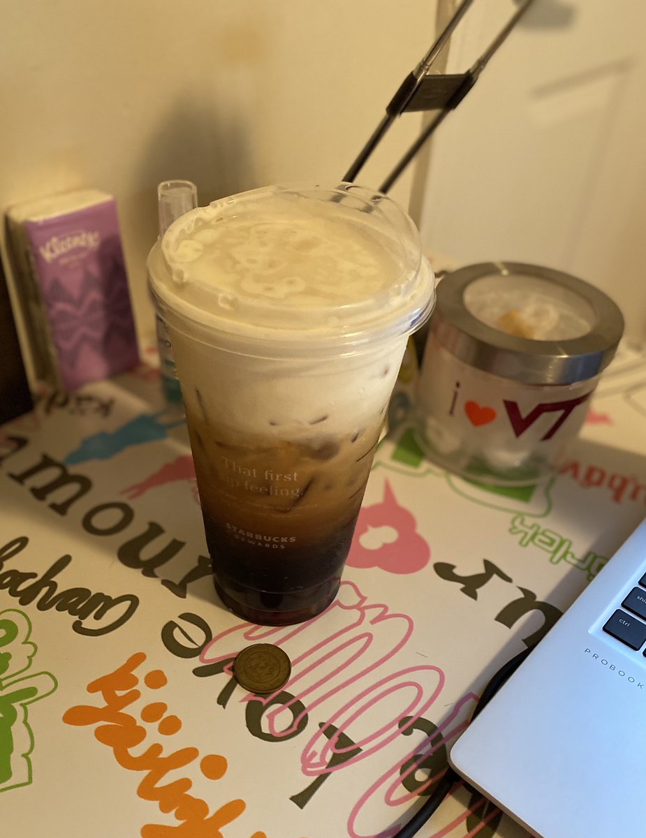 Karm_PH's tweet photo. I’m ready for Virtual Co-Teaching.  #FLHornets #Ducalis #CoffeeLover #starbucks #coldbrew #firstdayofschool2020 #AutismAwareness #VTHokies https://t.co/9V9srQrM08