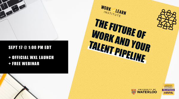 WxLinstitute's tweet photo. We're celebrating the official launch of WxL next week with a free webinar! 🎉   

Register to the first of our webinar series ft. director @JudenePretti, @norahmcrae + #UWaterloo grads at @Shopify and @ecobee to discuss the future of work/talent pipeline: https://t.co/pnpbe159kF https://t.co/vcS5MvAf0m