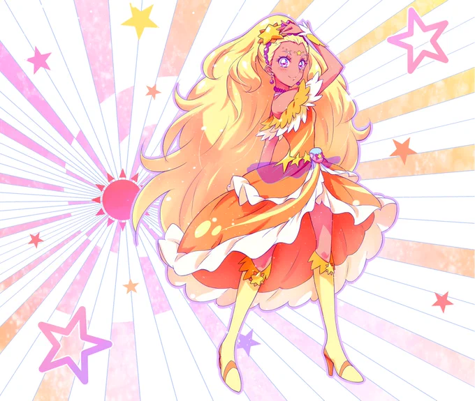 宇宙を照らす灼熱の過去絵☀
おめでとうございます!!!
#天宮えれな生誕祭 #キュアソレイユ生誕祭
#precure #スタプリ 