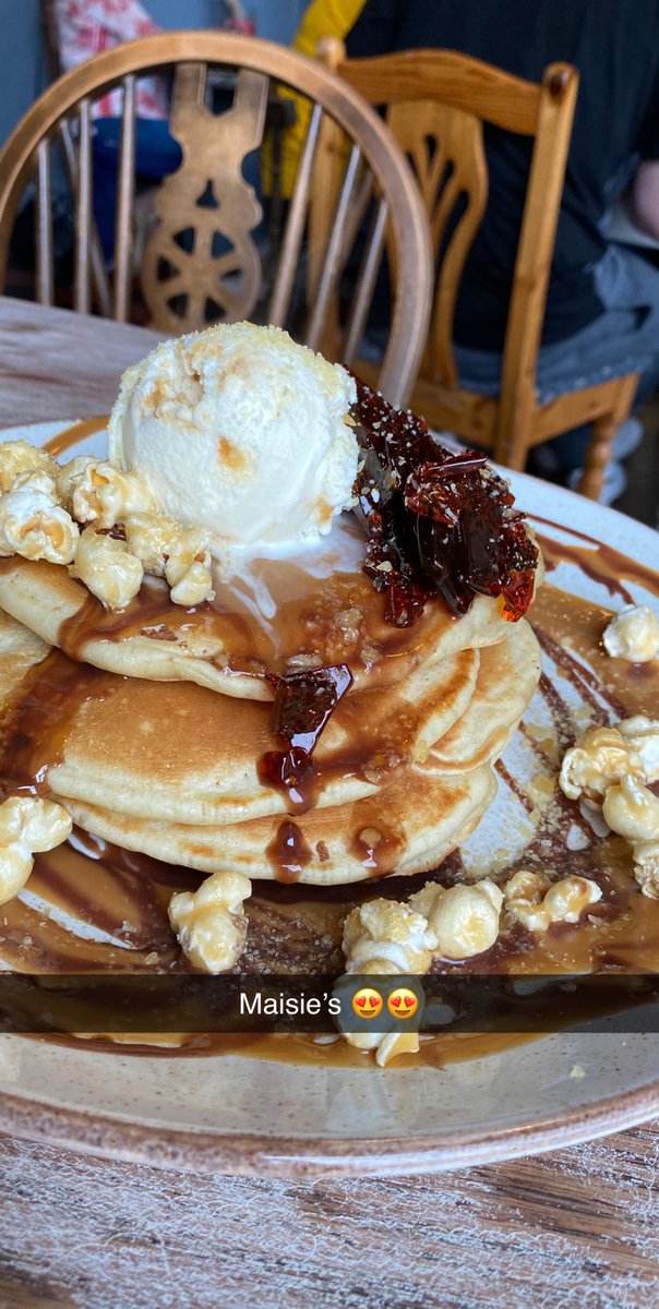 RabeyK's tweet photo. And Maisie’s pancakes were out of this world!!!! https://t.co/IE559pOk3C
