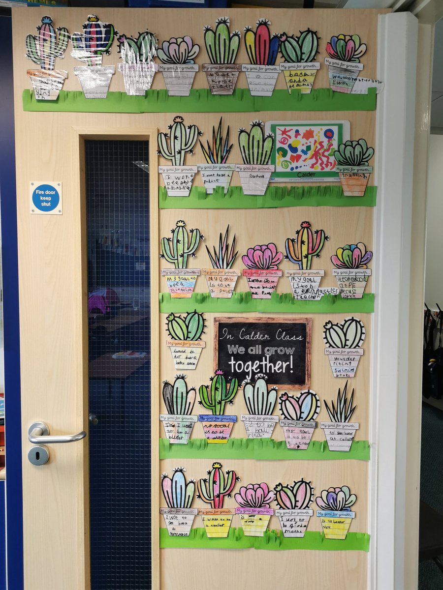 CalderEllisPri's tweet photo. Calder Class are a fantastic team, who love to help and support each other. Looking forward to seeing how many of these goals we can achieve this year! https://t.co/aH9kQtaWjN