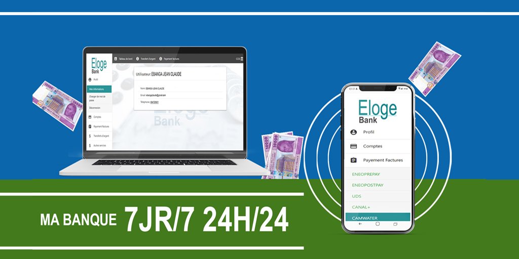 IccsoftSa's tweet photo. Votre banque est encore plus proche de vous grâce à votre solution Banking Digital Gateway . 

#mabanque.cm 
#banqueenligne 
#digitalbank  
#relationclient https://t.co/82XyEhsZnq