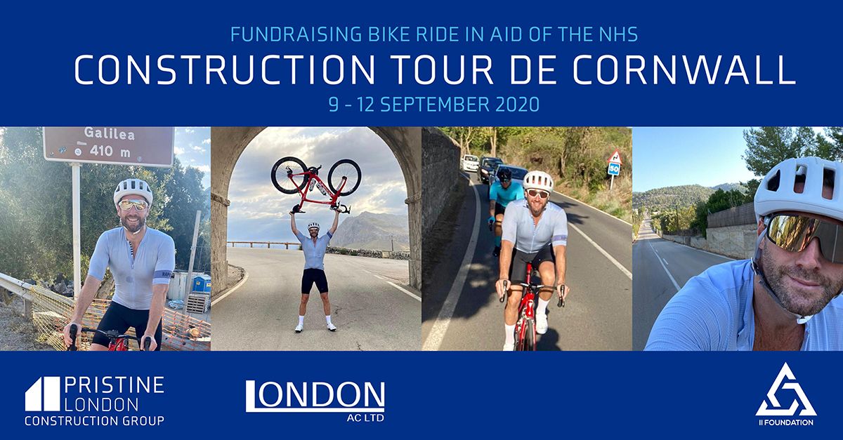 The hard work is now done, the bikes are being delivered to Cornwall ready for the riders arrival. I would personally like to thank everyone involved. The amazing show of support has helped us reach our £30,000 target and we hope to push past £40,000. #ConstructionTourdeCornwall