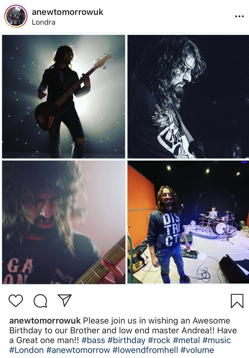 Buon compleanno Andrea!
#anewtomorrow #ant #rock #musica #auguri #compleanno #basso <a href="/ANewTomorrowUk/">A New Tomorrow</a> <a href="/FrontiersMusic1/">Frontiers Music srl</a>