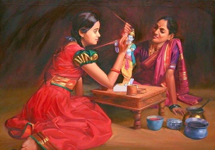 ~ भोर भये से सांझ ढले तक भगवद्विग्रह की सेवा करना। (सगुण)●सेवन - सभी इंद्रियों का नियंत्रण और अनुशासन और वेद द्वारा निर्धारित पुण्य के मार्ग का अनुसरण ।●दास्य- ह्रदय मे बसे भक्तिरूपी अमृत से सदा ही प्रभु की भक्ति करना।