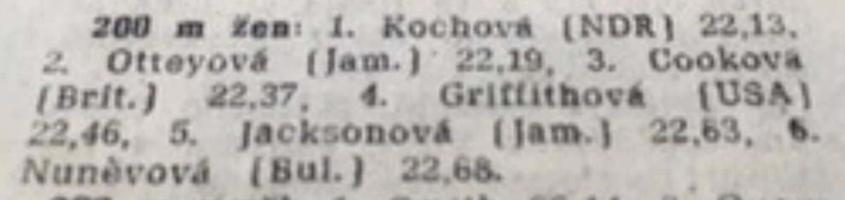 patbirgan's tweet photo. Looking forward to seeing Hassanová 🇳🇱 Schippersová, Gregsonová 🇦🇺 and the other women compete in Ostrava.
I wonder if the newspapers in Czech Republic 🇨🇿 will report results like this tomorrow?
#pastblast #TrackinThe80s https://t.co/cPdNsB9quY