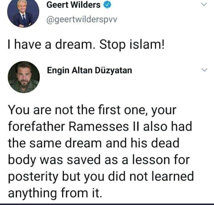 MunebChoudhary's tweet photo. They have tried it in real life several times before your existence but their missions always failed & it will keep in failing till when Islam dominate the whole world 🤷😎
Your own future negative target on Islam will always fail @geertwilders
#IStandWithIslam https://t.co/2JjmIdvpVC