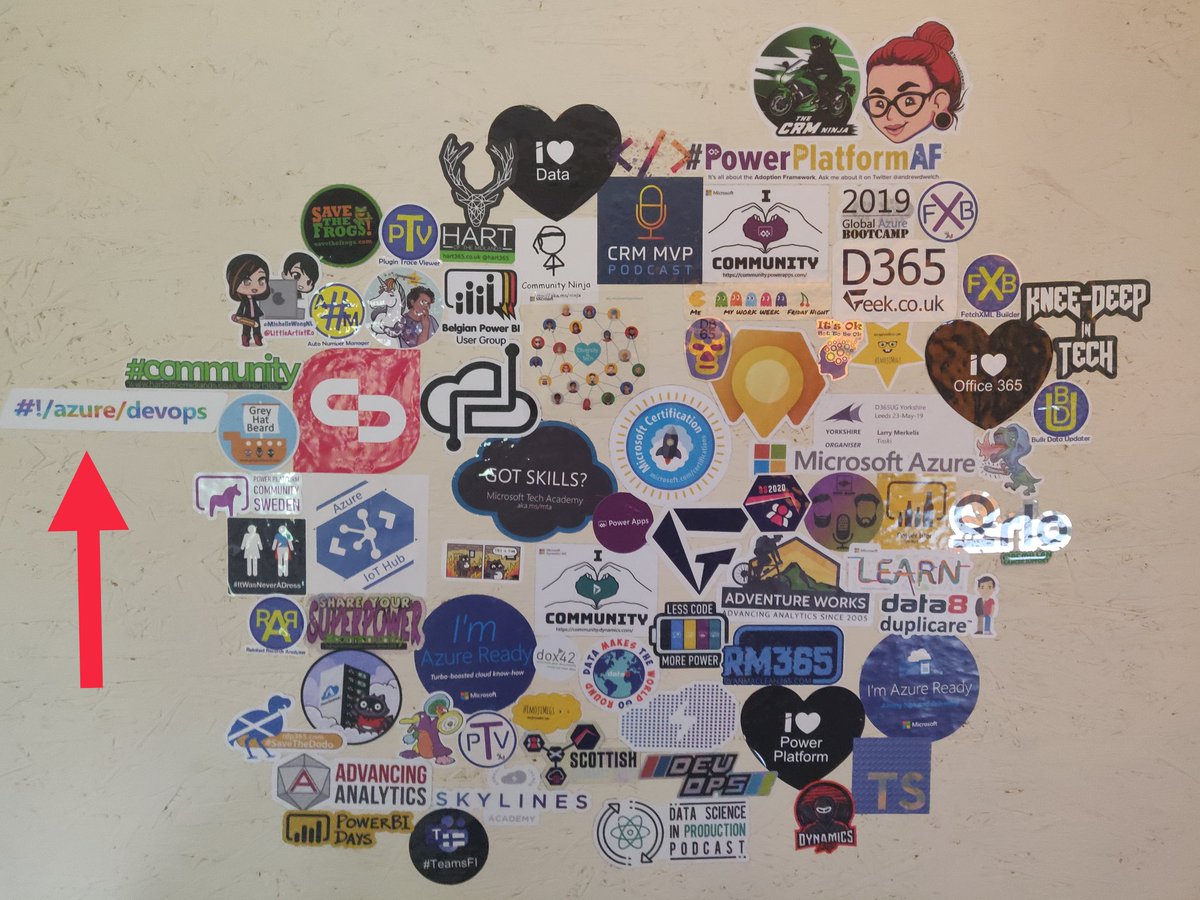 LMerkelis's tweet image. Big thanks to @ryanyates1990, big community advocate, for providing an addition to my community #wallofstickers