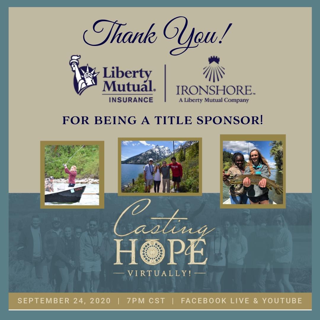 OnRiverTime's tweet photo. Thank you @LibertyMutual
- Ironshore, our Title Sponsor for Casting Hope, Virtually!
https://t.co/gh0RohHjqm
#OnRiverTime
#LibertyMutual https://t.co/HPOpG5Y6i5