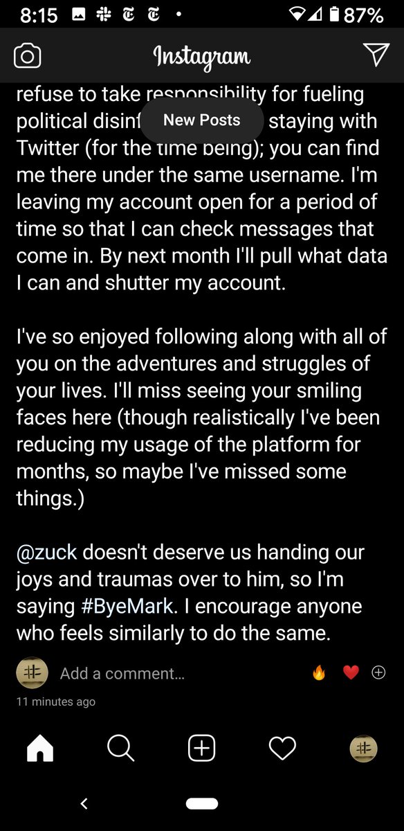 allistelling's tweet photo. Just put this up as my last contribution to @instagram before I use it as a read-only service and take the app off my phone. Sticking w Twitter (for now). So, yeah, #byeMark. https://t.co/qkhSTzx2dx