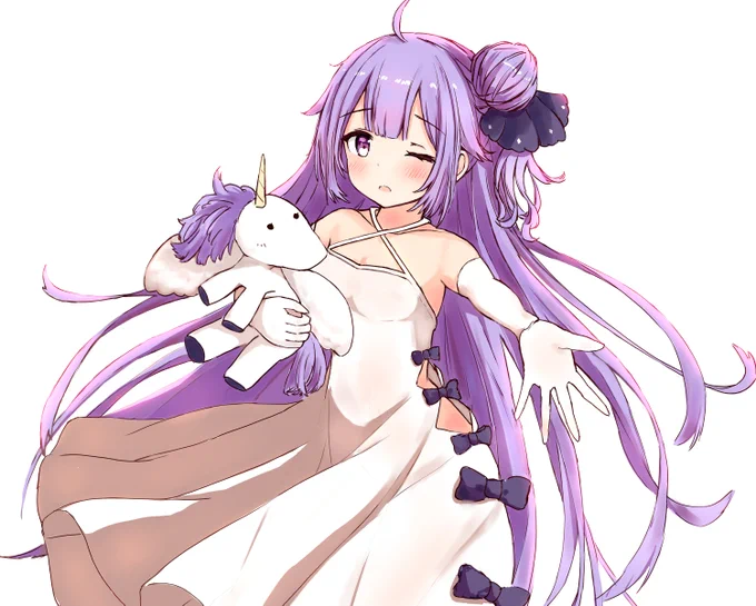 お絵描き練習ユニコーン むずかしい #アズールレーン 