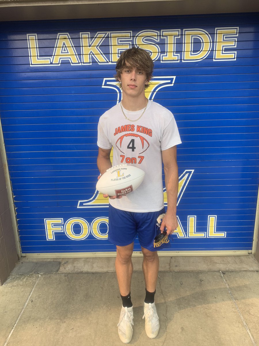 Jared_McB15's tweet photo. Sheridan game POW Logan White! 4 TD receptions! https://t.co/gJ0cje5IZZ