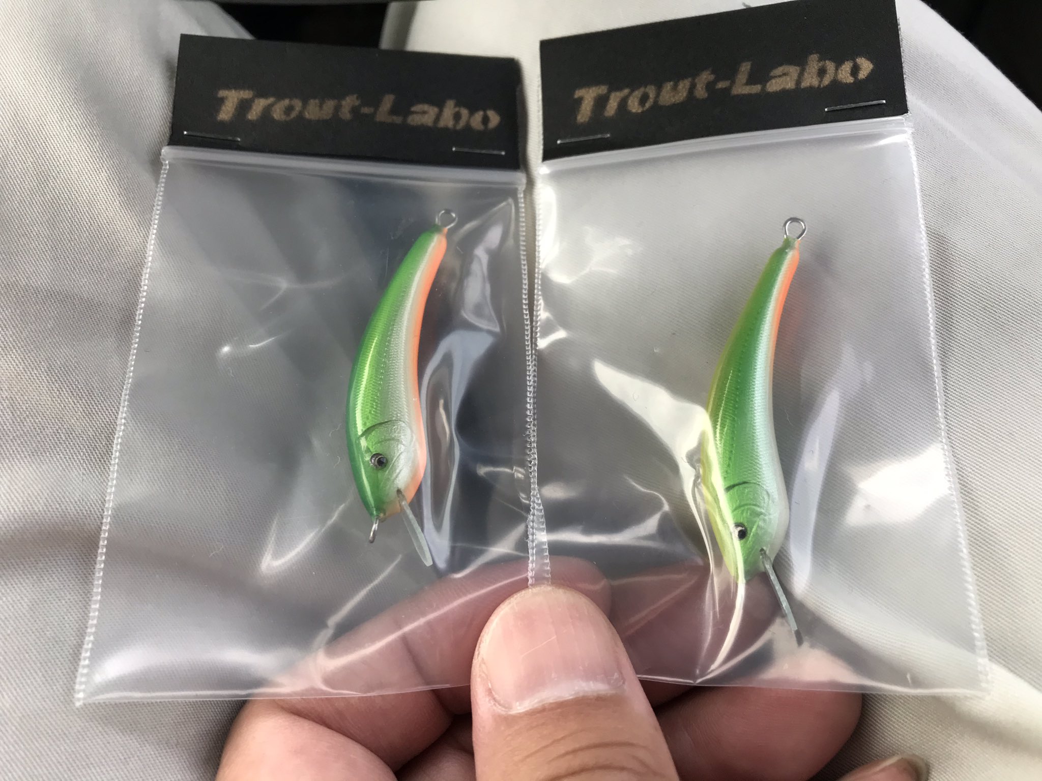 【ハンドメイド】Trout-Labo ふじむら Wing Spiker 50mm ハンドメイド】Trout-Labo ふじむら Wing Spiker 50mm