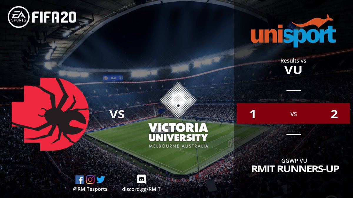 RMITesports's tweet photo. [#UAECFIFA] After an intense night of FIFA led by our captain @Sesto600, we place 2nd in the first @unisportAU Esports Championship for FIFA!

#RMITRedbacks #RMITesports #RMITSport #RMITStudentLife @RMITSport https://t.co/e2ODf6IgDn