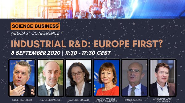 esrfsynchrotron's tweet photo. Starting now! « Industrial R&D: Europe first »
Join @LeitaoMarquesEP @FrancescoDSette @antoine_petit_ for this @scibus discussion #digital #research #innovation #EUtechnology https://t.co/EBVcnI4rjz