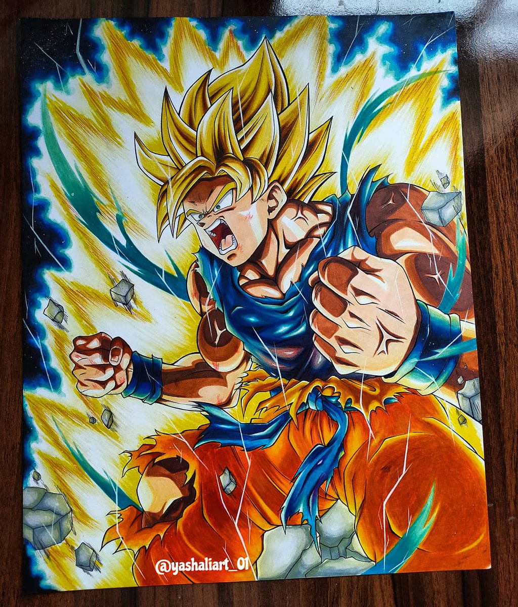 Yashaliart_01's tweet photo. Goku art🔥😍
It took 25 hours to complete 😵🤯
#Goku #DragonBallZ #DragonBallSuper #art #ArtistOnTwitter #drawing #anime #animememes #animes #animedrawing https://t.co/iiyYCIw82M