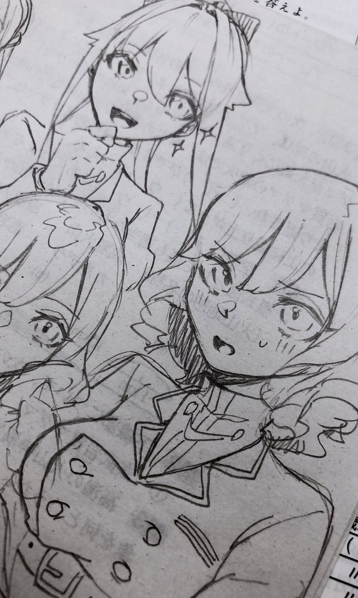 落書きちゃんたちです 