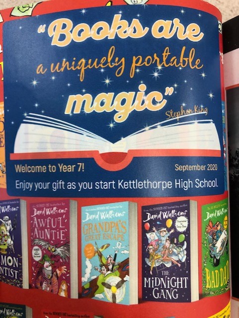 All Year 7 pupils are going home today with a gifted book. 📖

We sincerely hope that all our pupils keep reading for pleasure and become lifelong readers. 
#booksaremagic #Literacy