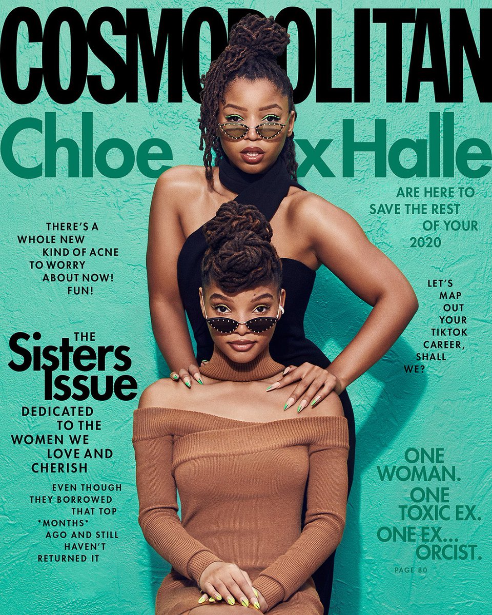 beysbaileys's tweet photo. chloe x halle for cosmopolitan🤩💎 https://t.co/F022Bgb4gs