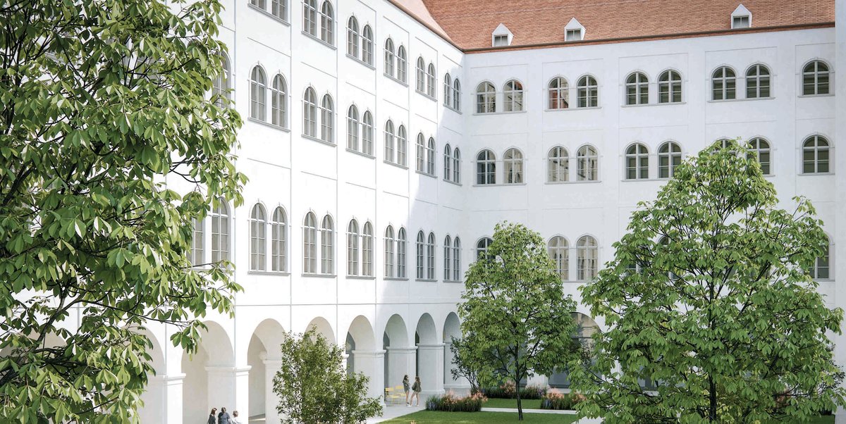 oeaw's tweet photo. Unser denkmalgeschütztes #ÖAW-Hauptgebäude &amp; weitere Gebäude im Alten Universitätsviertel werden saniert und modernisiert. Heute Vormittag gab es eine Baustellenführung 🏗, bei der man sich erste Eindrücke vom zukünftigen "Campus Akademie" machen konnte. https://t.co/aRAhPlwOp1 https://t.co/oYjfAwuT1p