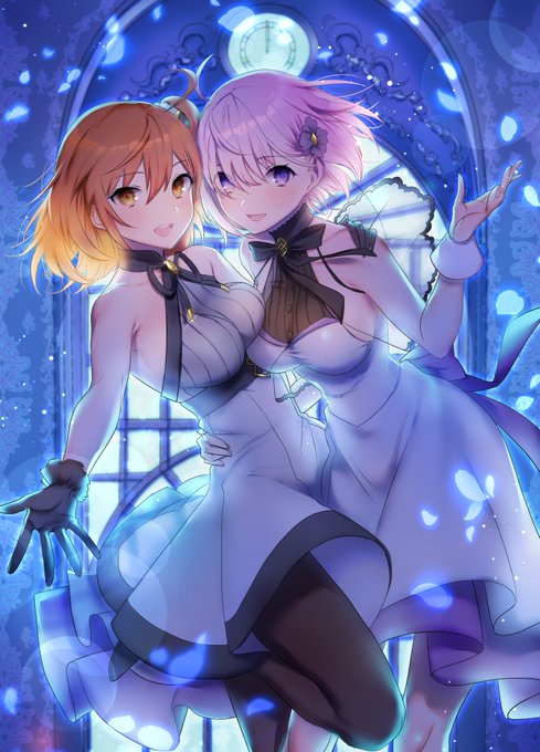 ドレスぐだマシュ💫 #番外特異点  #FGO 