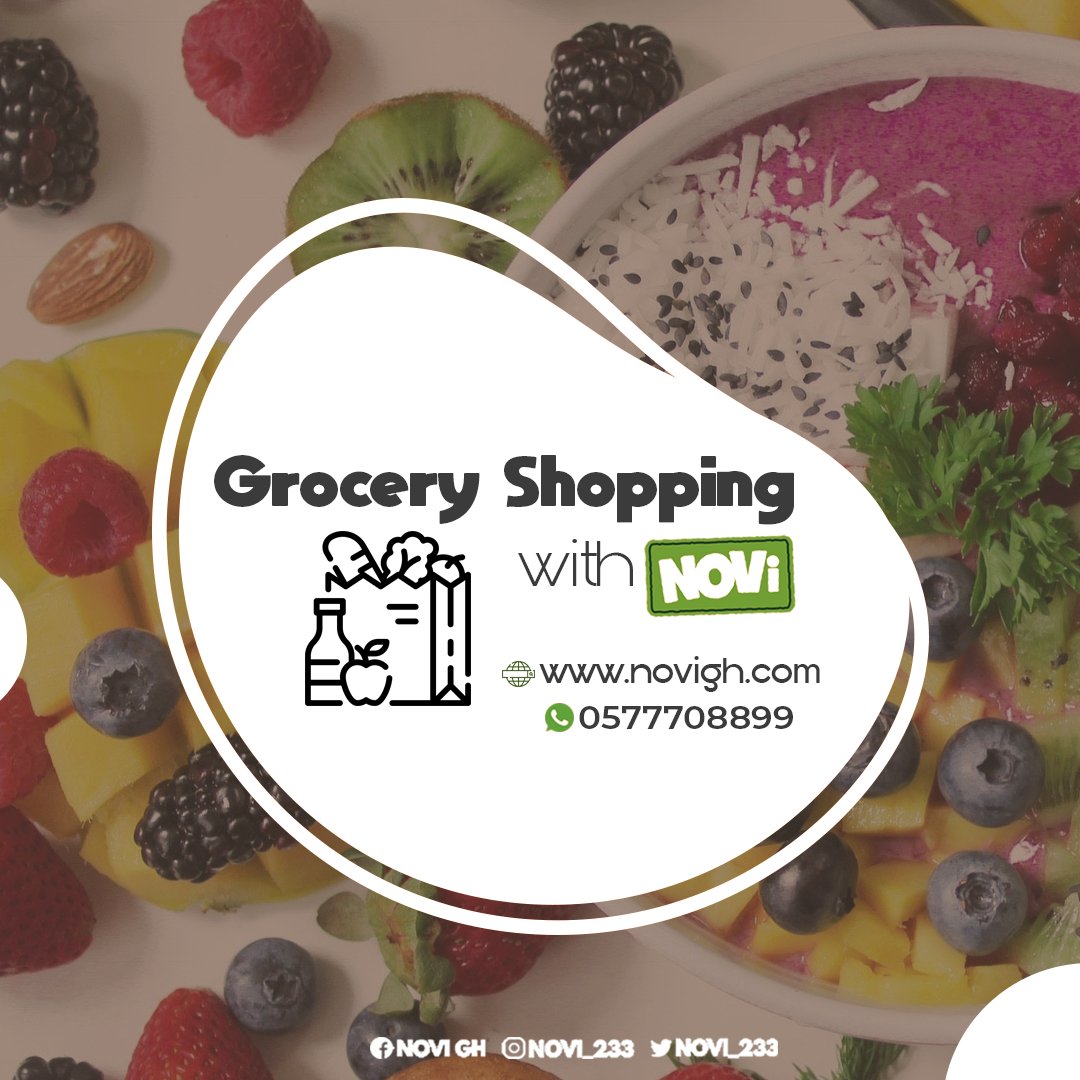 NOVi_233's tweet photo. Skip the hustle, skip the traffic, stay safe. Let NOVi do all your grocery shopping for you. Contact us for all your fresh vegetables, fruits, Seeds, meat etc. 

#YourGroceryFriend. https://t.co/jeOFzYaAYc