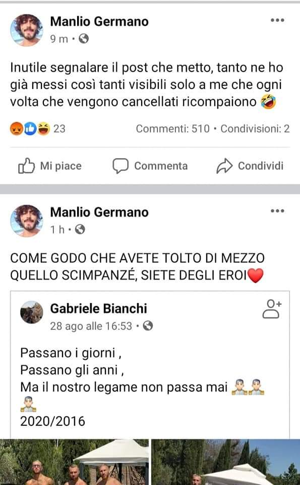 fenice_risorta's tweet photo. Questi sono i #fascisti, che seguono @GiorgiaMeloni fanno tanti gli #spavaldi ma poi piangono e #fuggono, rinnegando quello scritto🤣🤣🤣 https://t.co/x8nZRdFXY4