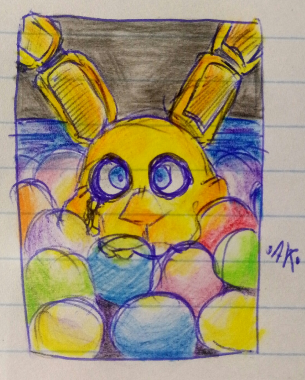 Monika48256026's tweet photo. My classmate asked me to draw the cover of a book. I really like this color sketch!!

#Spring_Bonnie #Into_the_Pit #Fazbear_Frights #FNaF #Five_Nights_at_Freddys #fnaf #book #art #sketch #арт #фнаф #скетч #традиш #В_яму #Вяму #Pittrap #Питтрап https://t.co/YtRdkcNWHj