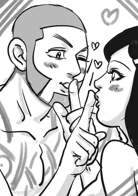 白石夢主  内緒キス❤️ 