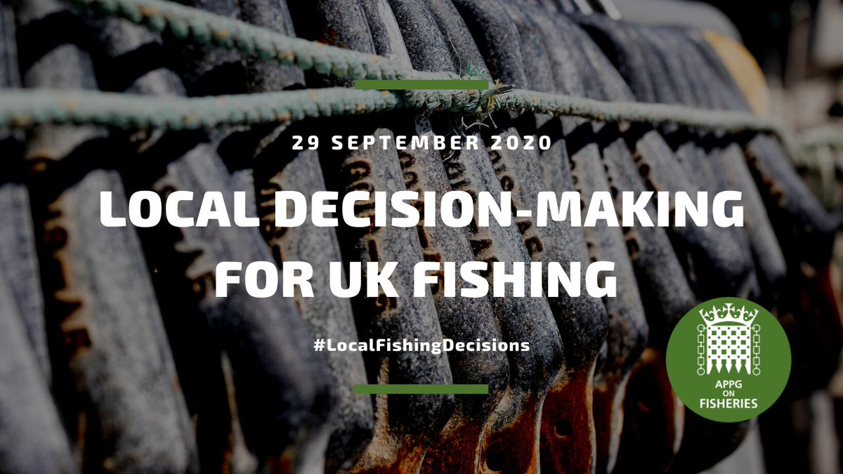 Registration is now open for our #LocalFishingDecisions event on Tues 29 September at 11am. It will explore how regional bodies such as councils, partnerships and #fisheries support groups can work to benefit #fishing communities. Get in touch to register: fisheriesappg.org/meetings/2020/…