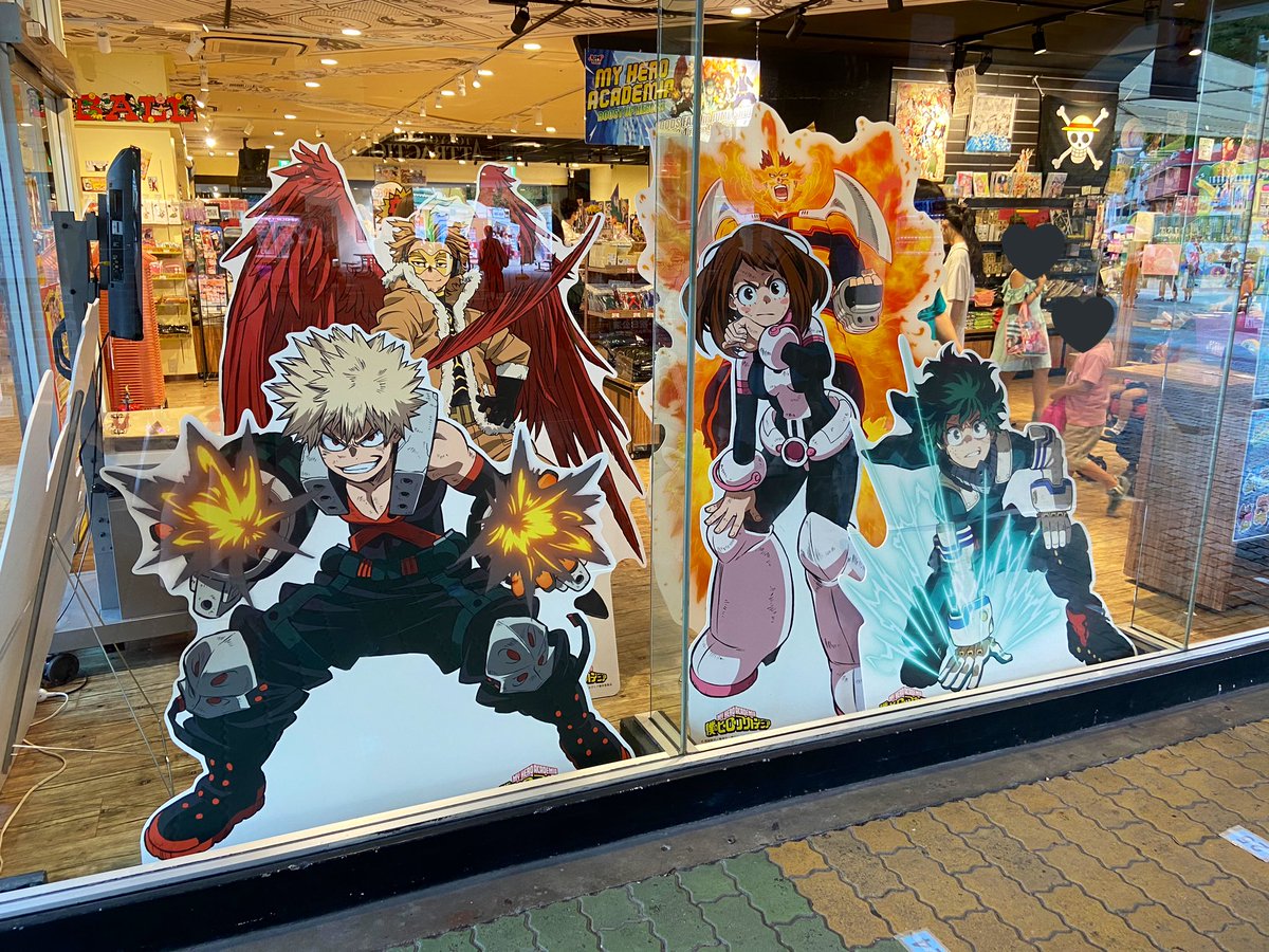 渋谷smash Jump Shop My Hero Academia Goods Fair Boost Up Heroes 09 04 To 09 13 Tokyo Dome City Jump Shop They Have All The Character Panels With The New