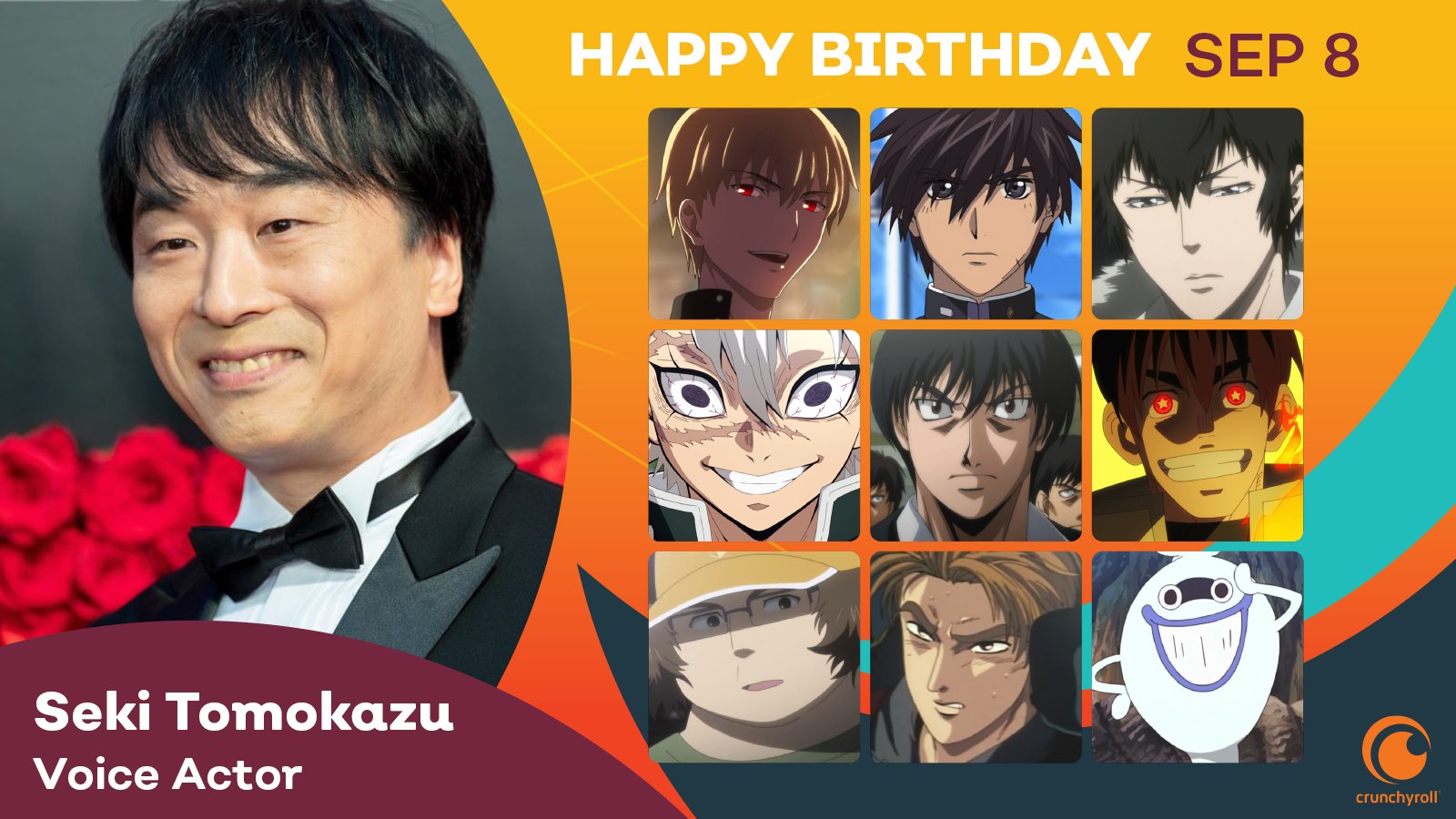 Crunchyroll Games on X: Happy birthday to Japanese voice actor