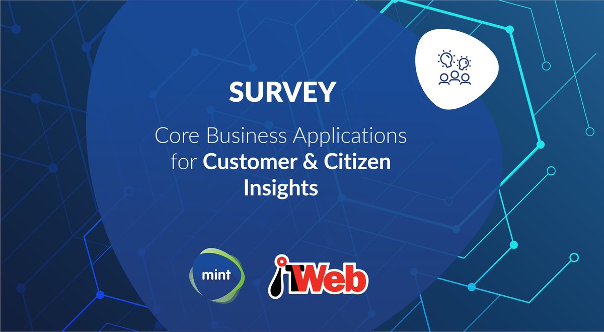 Taking a look into the usage of core business applications for customer and citizen intelligent insights. Click here to take the survey with ITWeb: buff.ly/2R7AtGi #createtomorrow #customerinsights #citizeninsights #predictiveanalytics