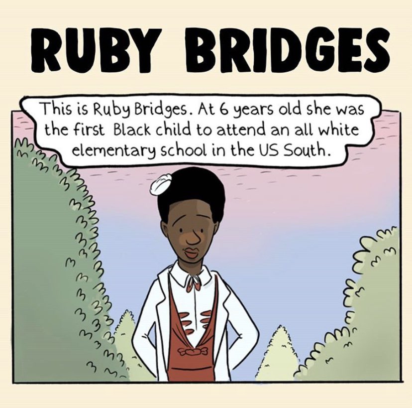 Happy 66th birthday, Mrs. Ruby Bridges!      