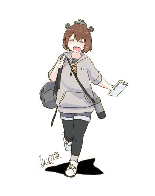 雪風『しれぇ!お待たせしました!出発進行ぉー!』
#艦これ版深夜の真剣お絵描き60分一本勝負
#艦これ版真剣お絵描き60分一本勝負_20200908
#艦これ #雪風 
