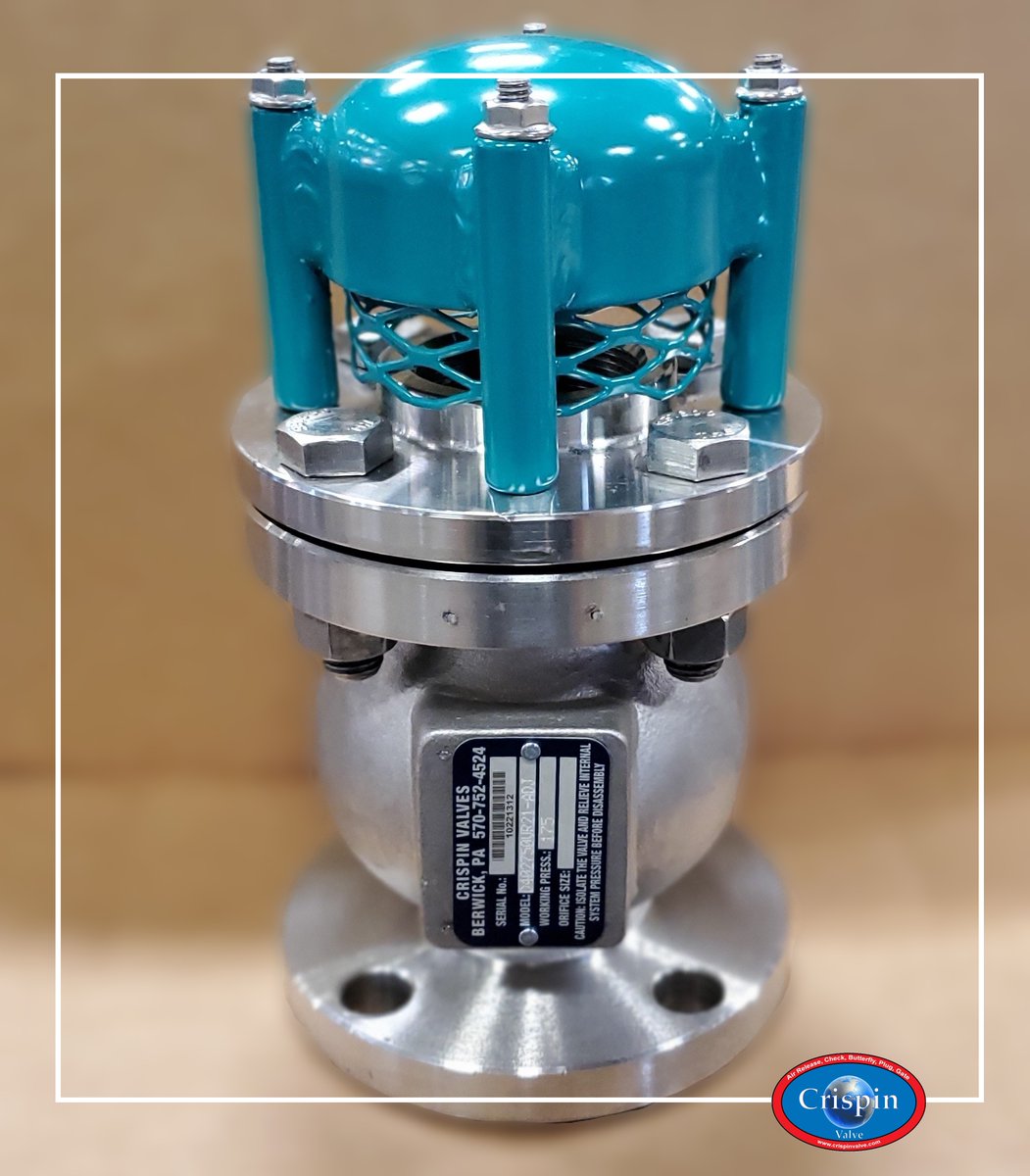 CrispinValve's tweet photo. Crispin Valve manufactured 2 of our 2" AWWA C512 Adjustable Vacuum Relief Valves. Creating unique valves that align with our customer’s needs as well as our desire to be a reachable family owned business is what will make Crispin Valve stand out during your project experience. https://t.co/p6fxczcgfa