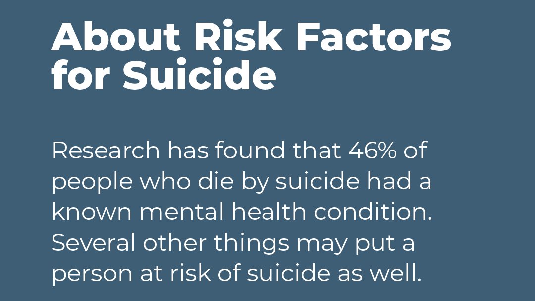 bhsn_ny's tweet photo. Learn the risk factors of suicide. #suicidepreventionmonth #youarenotalone #bhsn https://t.co/w4YpR274OO