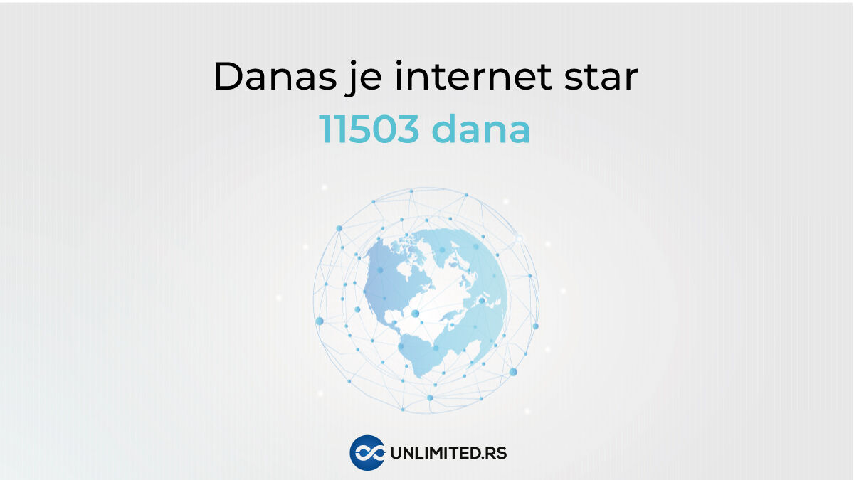 unlimitedrs's tweet image. Koliko ste vi imali godina kada je internet izumljen? 😃 

#unlimitedutorak #unlimited #internet #howoldistheinternet #unlimitedhosting #webhosting #hosting #hostingsrbija