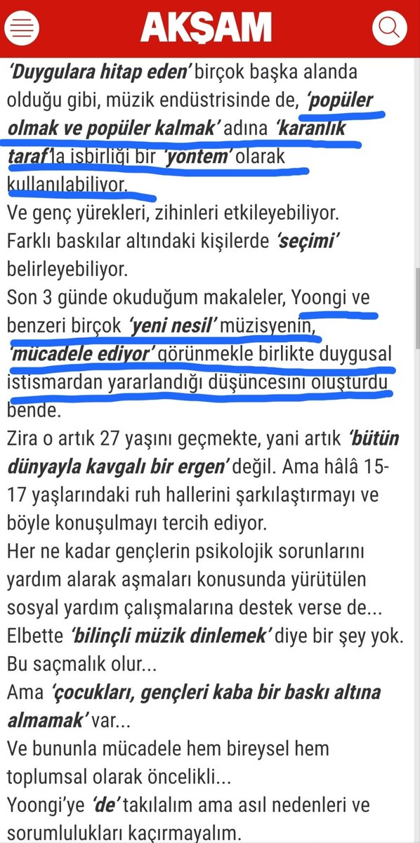 Bts rap grubuymuş haberimiz yok
Yoongi de tüm yazdıklarını popülerliğini korumak amacıyla ve art niyetle yazıyormuş öğrenin bunları (!)
#yoongikatildeğil #YoongiWasHopeForMelisa #YoongiPrecious #YoongiAngel #YoongiHeavenly #YoongiDeservesBetter #MelisaArmy