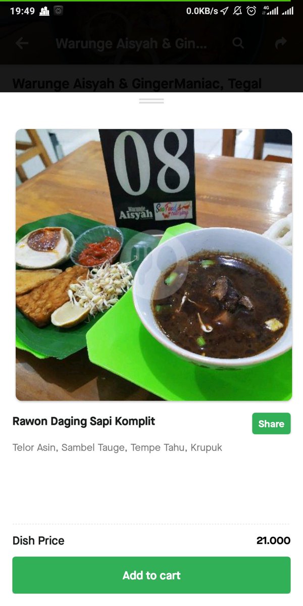 poci19's tweet photo. @ditzme @Ngebutmaut @yudhi_triarnowo @bi131_ @MasakTV Nek tuku rawon tegal ya nang tegal to pak
Tukune nang jakarta malah ngeyel 
Ramashok https://t.co/onxWogMy3E