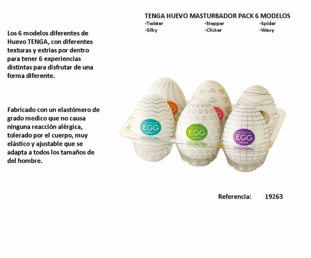 SexShopOnline11's tweet photo. 🔴🔴🔴¡¡¡OFERTA PACK!!!🔴🔴🔴 Pack de todos los Huevo Tenga que existen en el mercado por tan sólo 41,11€ ENVÍO y GASTOS TOTALMENTE GRATUITOS!!! Nueva experiencia para el hombre que le aseguro no se arrepentirá! ❤️❤️❤️❤️ #huevotenga #eggtenga #sexshop #shoponline #sex #jerkoff https://t.co/sJHmjtGsVY