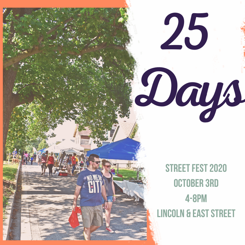 BatesHendricks's tweet image. 25 Days Until Street Fest! What vendor are you hoping to see selling some goods this year? 

To see a full vendor list and receive updates on safety, please check out our event on Facebook.

Want to be a vendor? There's still time to sign up at bit.ly/2020StreetFest…