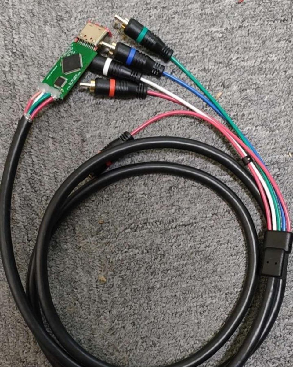 nintendo gamecube component video cable