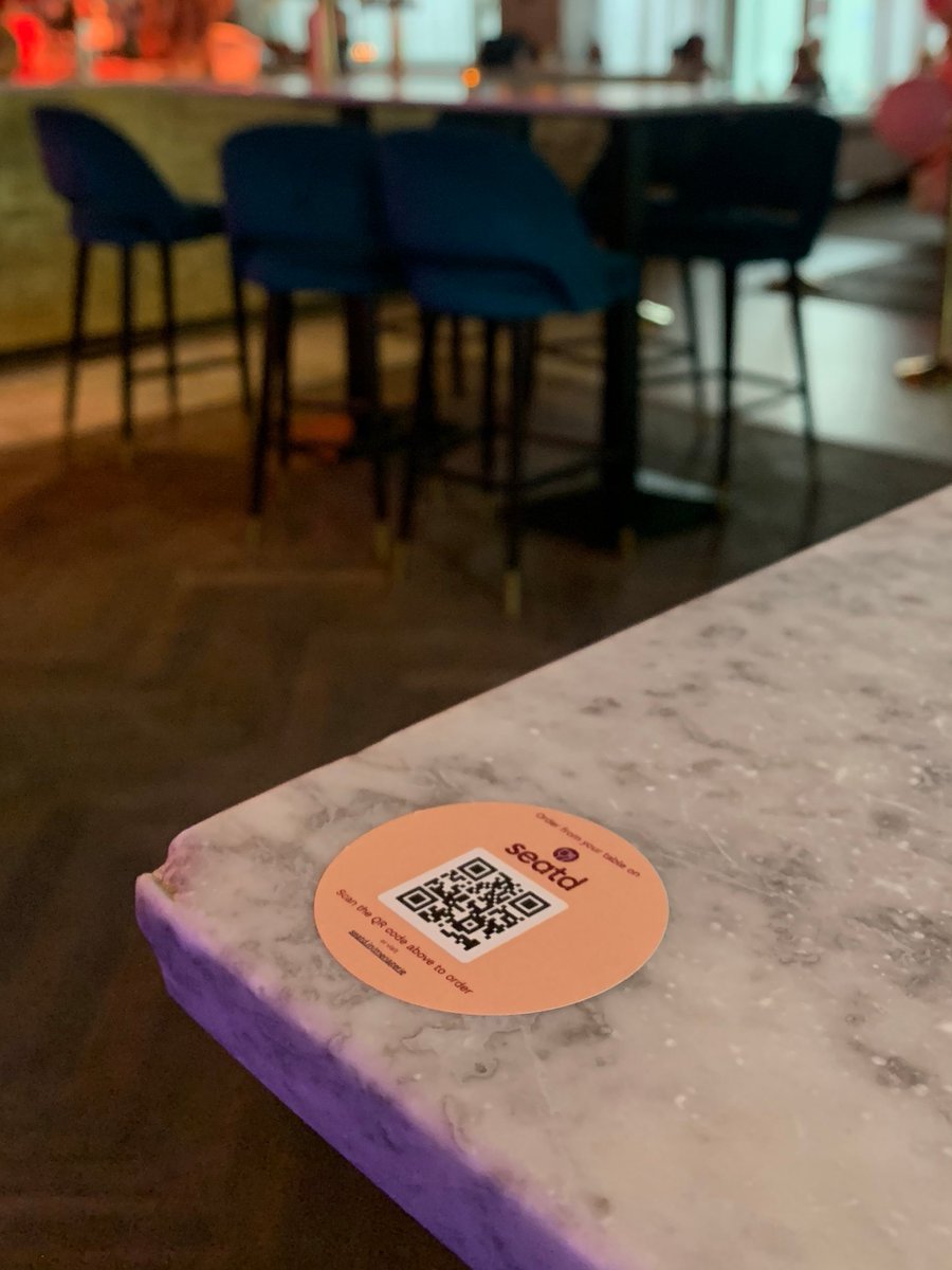 beseatd's tweet photo. Simple, but effective.
Our #seatd service is intended to work around your venue operations.
However it looks, we can let customers order in under 40-seconds. No app download needed.
Get in touch to find out more: https://t.co/4GjgzsLLDw
#hospitalityindustry #thenewnormal https://t.co/zpLD6hHRLa