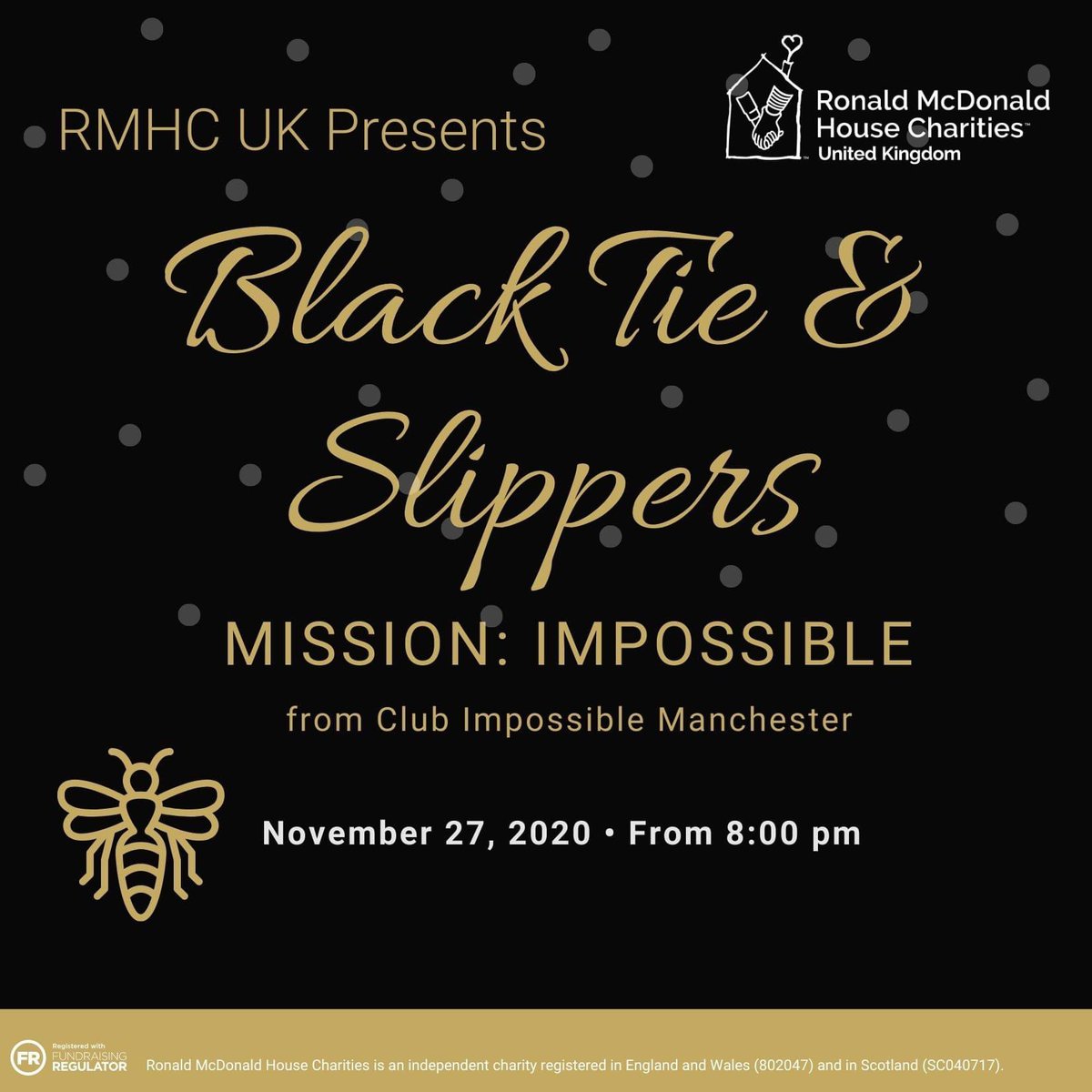 I’m excited to announce that our Manchester Gala Dinner is going virtual on Friday 27 November, where you can help us raise vital funds and join a big celebration all from the comfort of your own home. Keep your eyes peeled for more details coming your way very soon.