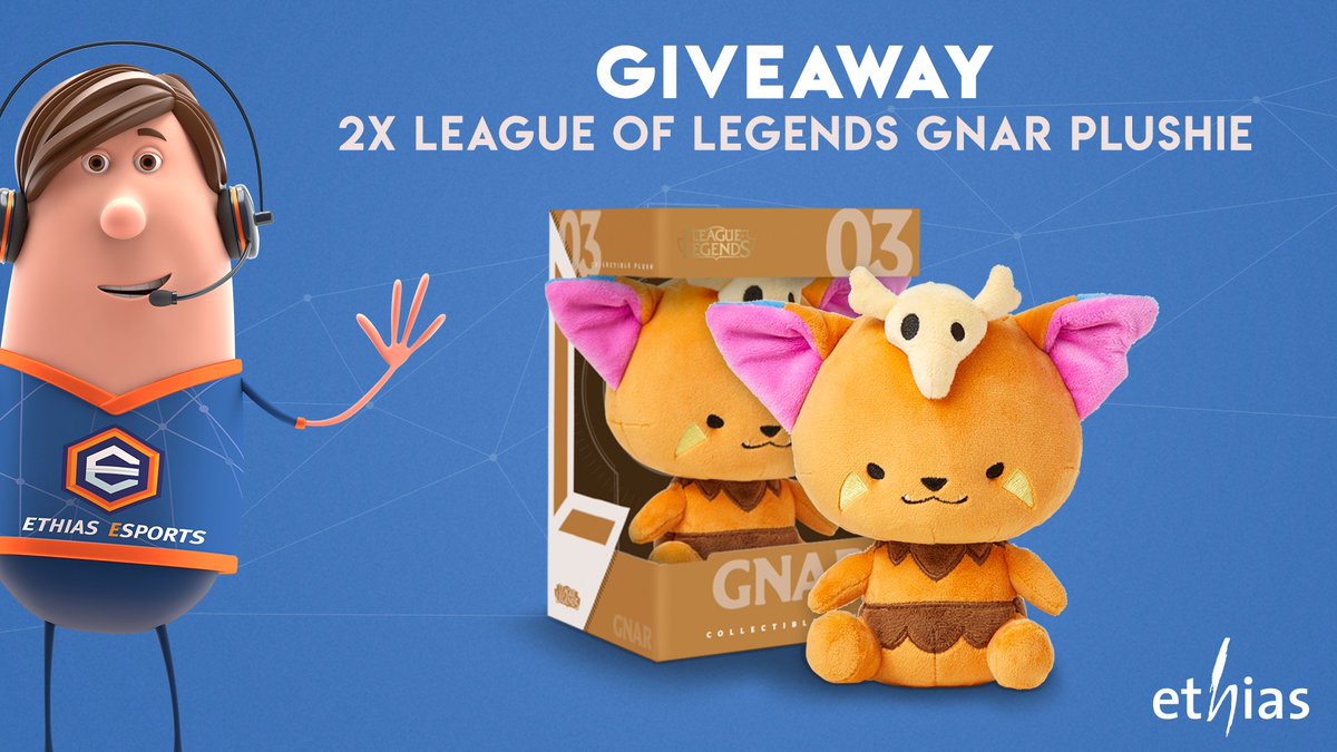 Maurice_Esports's tweet photo. IT'S SO FLUFFYYYYYYYYYYY!

We are giving away two Gnar plushies, for all you League of Legends fans!

How can you win?

✔️ Follow me!
✔️ Retweet this

Competition ends 16/09

*Only for Belgium

#giveaway #lolesports #LeagueOfLegends https://t.co/NlYA4MMEul